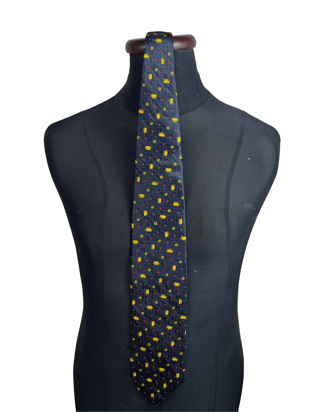 Elephant Land necktie, 9.5 cm
