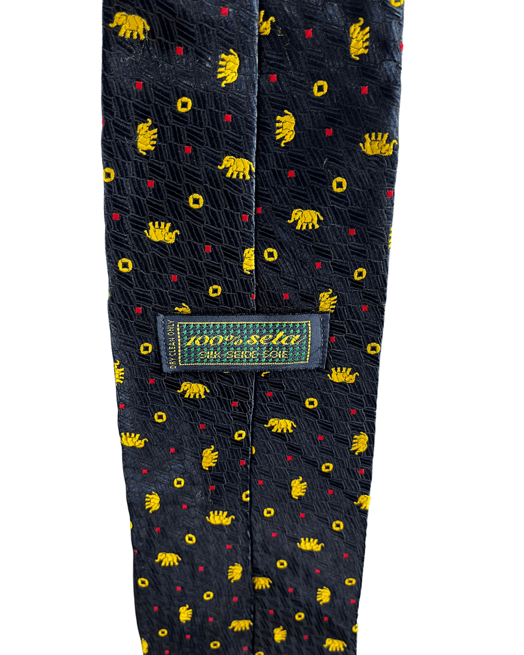 Elephant Land necktie, 9.5 cm