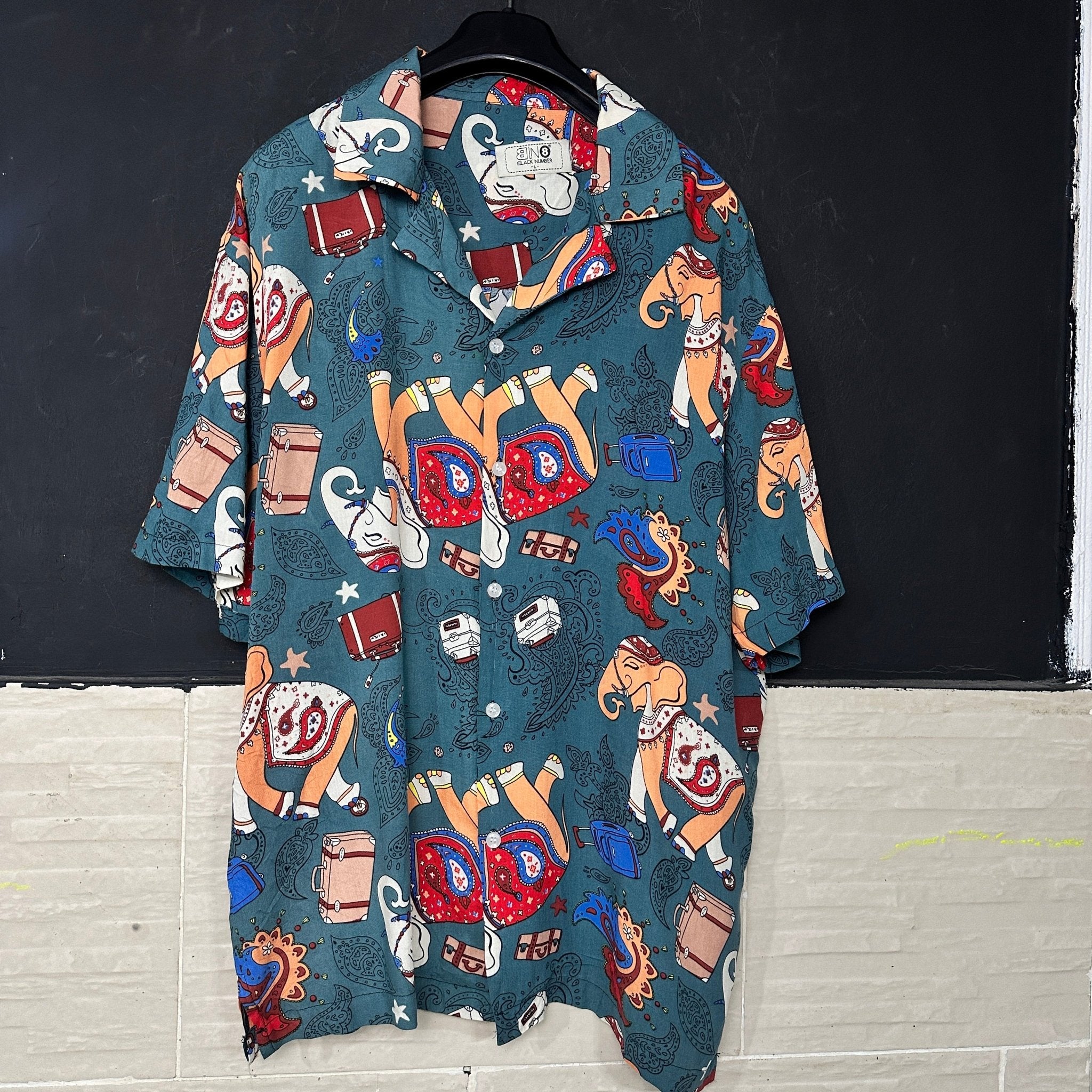 Elephant Pattern Shirt - Funkify