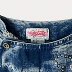 Elizabeth 80s Vest with Rhinestones Medium - Funkify
