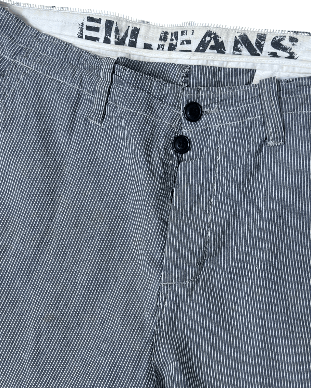 EM Jeans Pin Striped Cargo Shorts 38 - Funkify