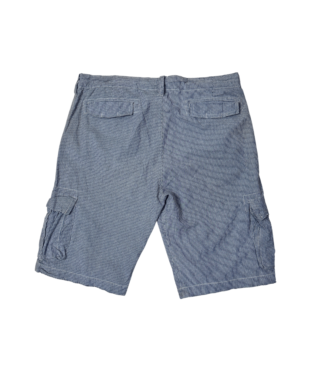 EM Jeans Pin Striped Cargo Shorts 38 - Funkify