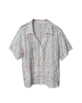 Embroidered Floral Textured Shirt - Women's XL - Funkify