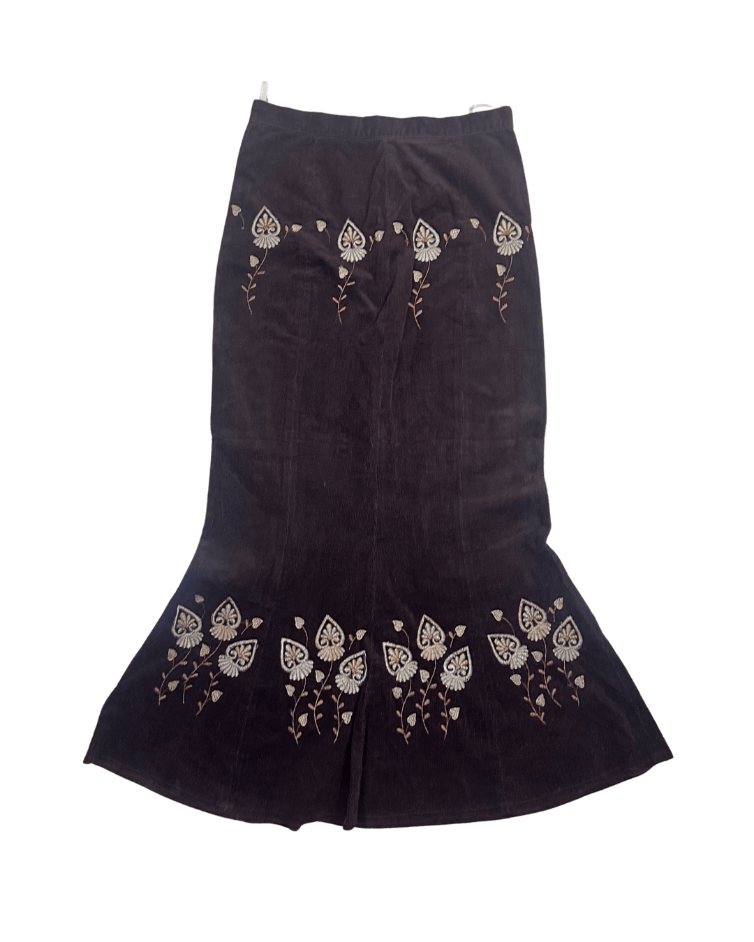 Embroidered Maxi Skirt - Funkify