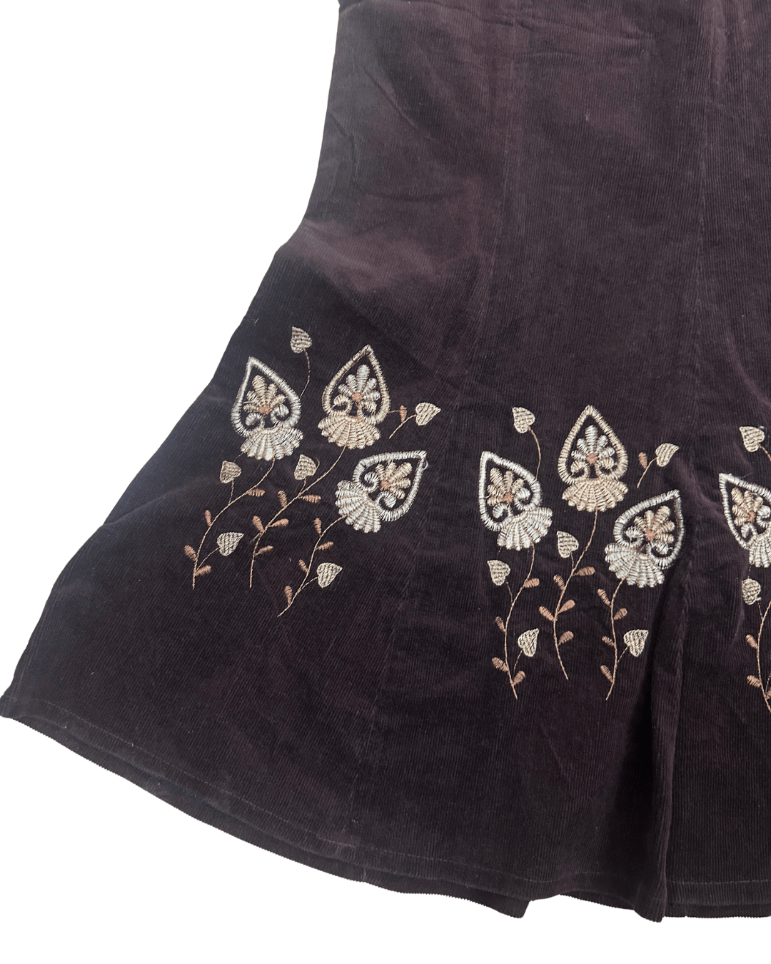 Embroidered Maxi Skirt - Funkify