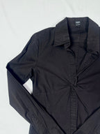 Esprit Black Twist - Front Fitted Shirt - Funkify