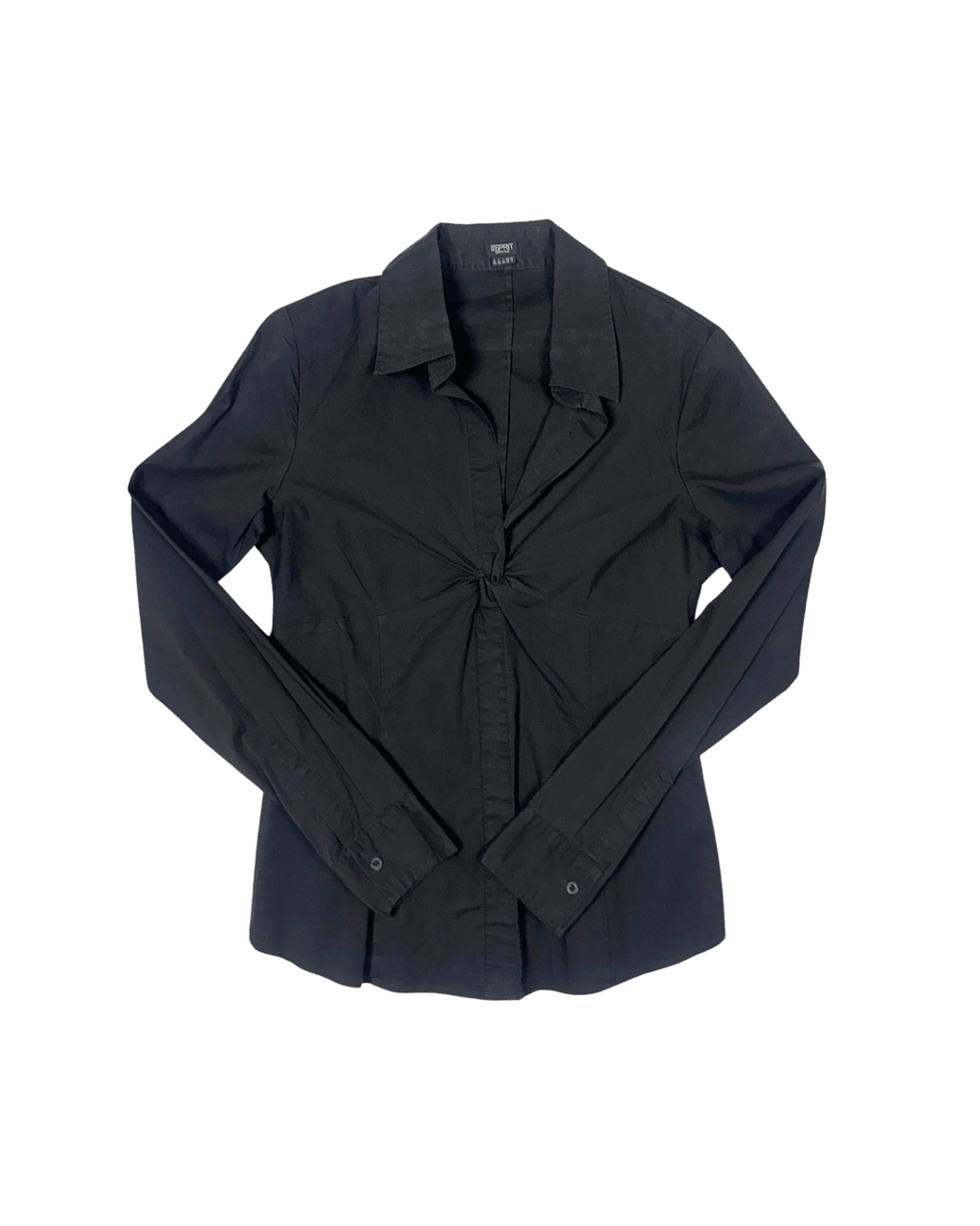 Esprit Black Twist - Front Fitted Shirt - Funkify