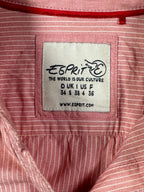 Esprit Pink Stripe Fitted Shirt - Funkify