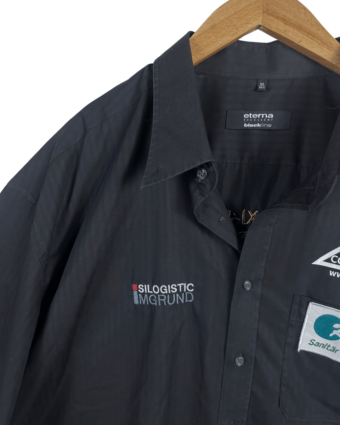 Eterna Excellent Blackline Taxi Shirt - Size 52 - Funkify