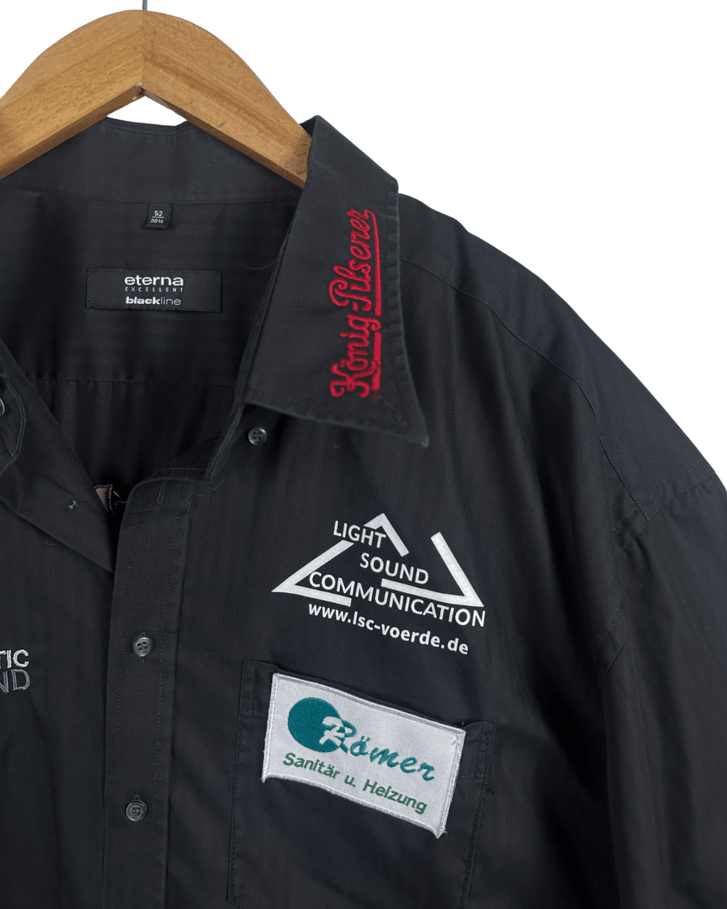 Eterna Excellent Blackline Taxi Shirt - Size 52 - Funkify