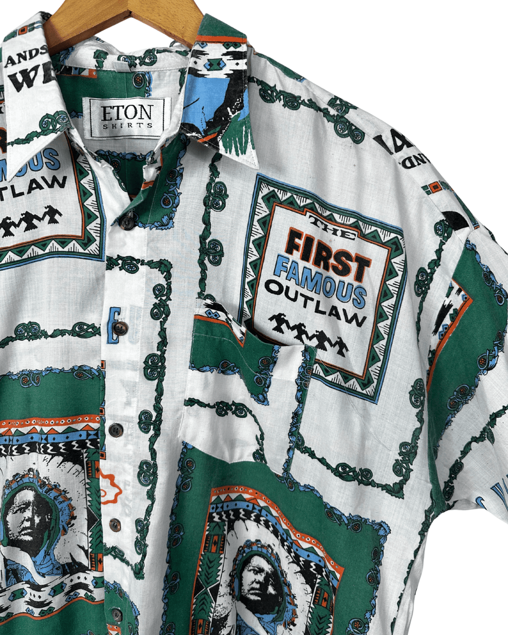 Eton 'First Famous Outlaw' Shirt - XL - Funkify