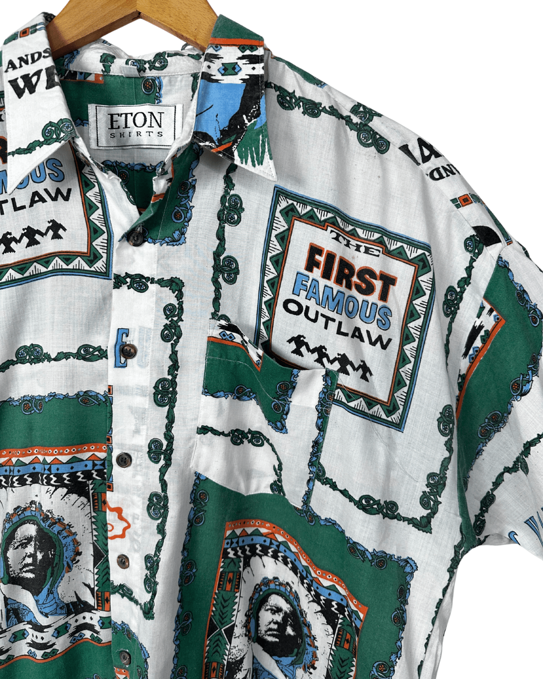 Eton 'First Famous Outlaw' Shirt - XL - Funkify