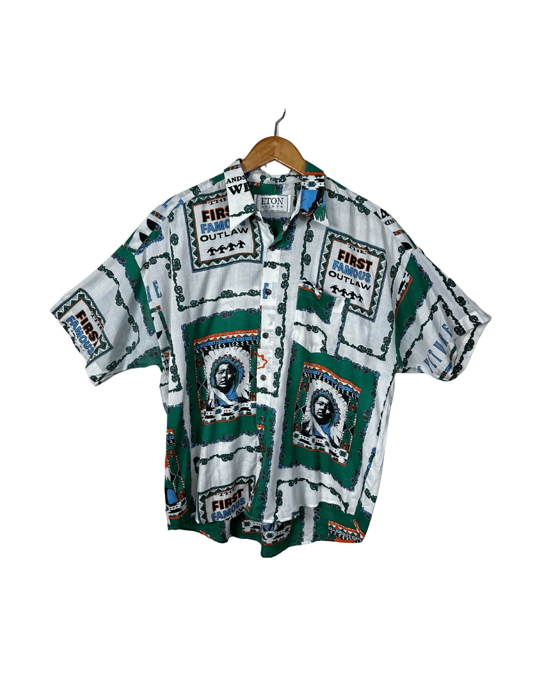 Eton 'First Famous Outlaw' Shirt - XL - Funkify