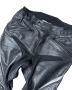 Evolution Biker Moto Leather Pants Large - Funkify