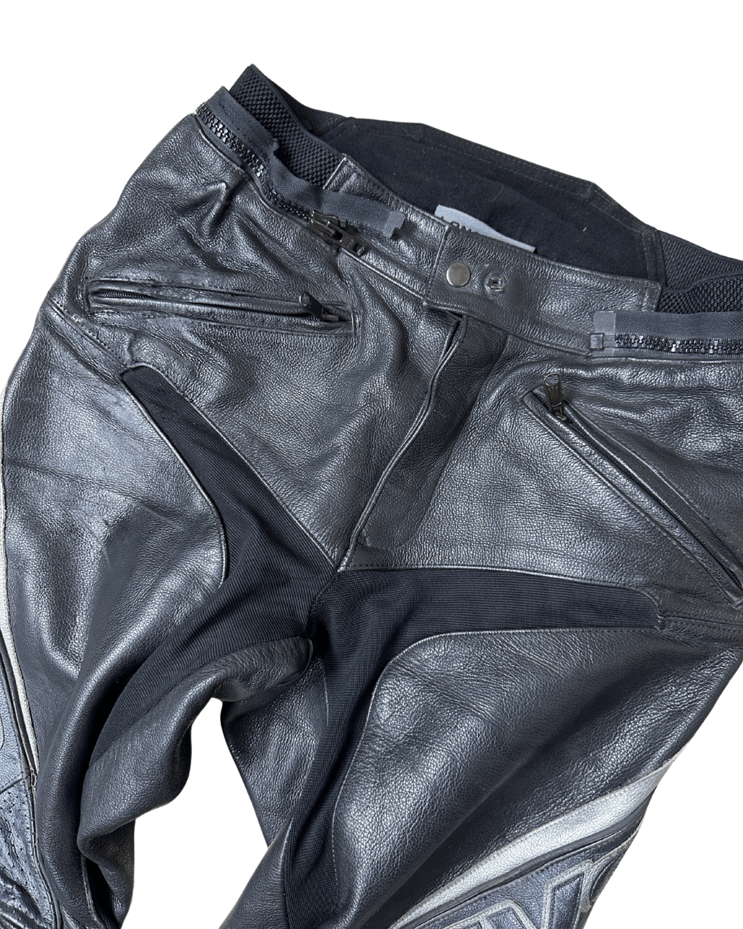 Evolution Biker Moto Leather Pants Large - Funkify