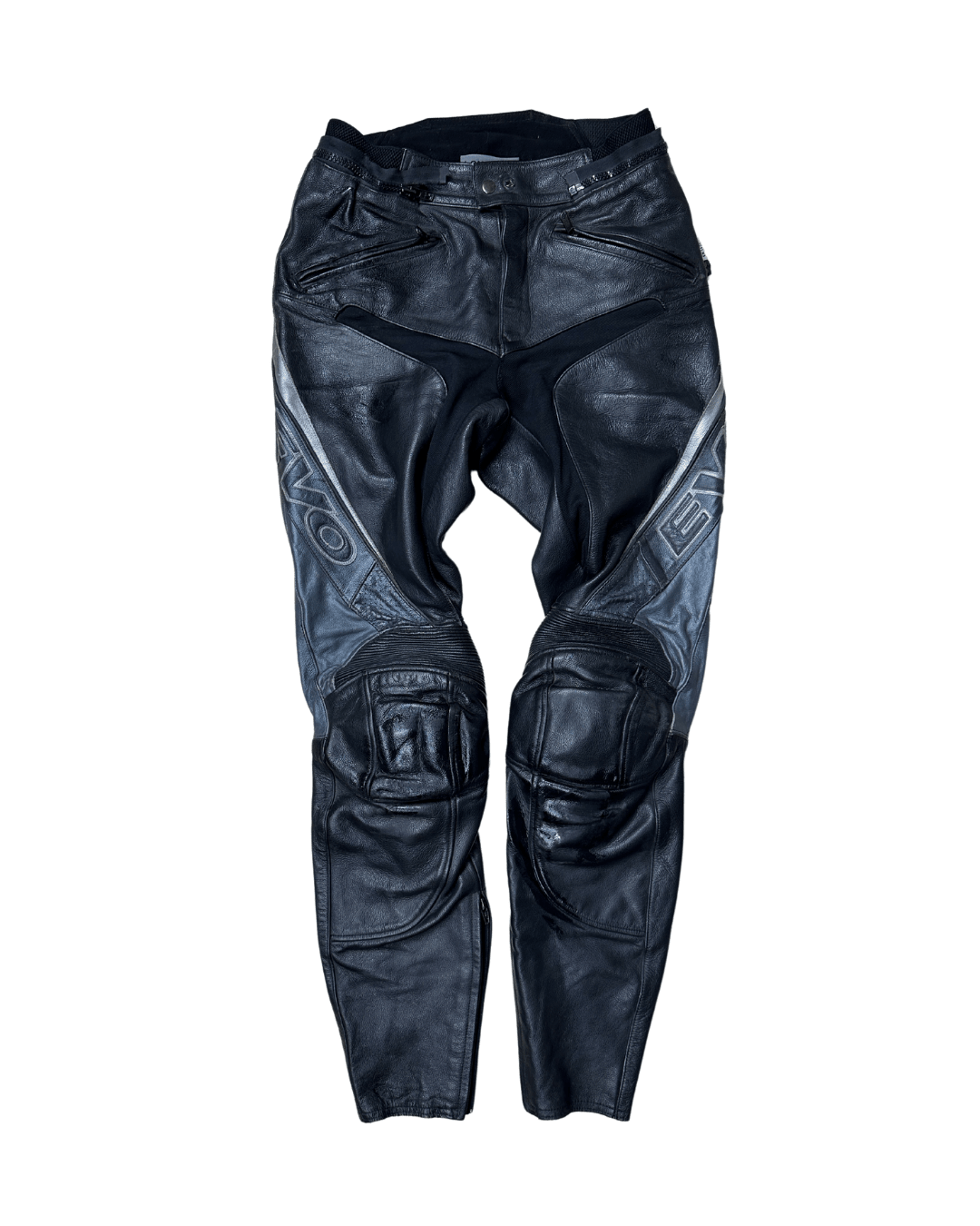 Evolution Biker Moto Leather Pants Large - Funkify