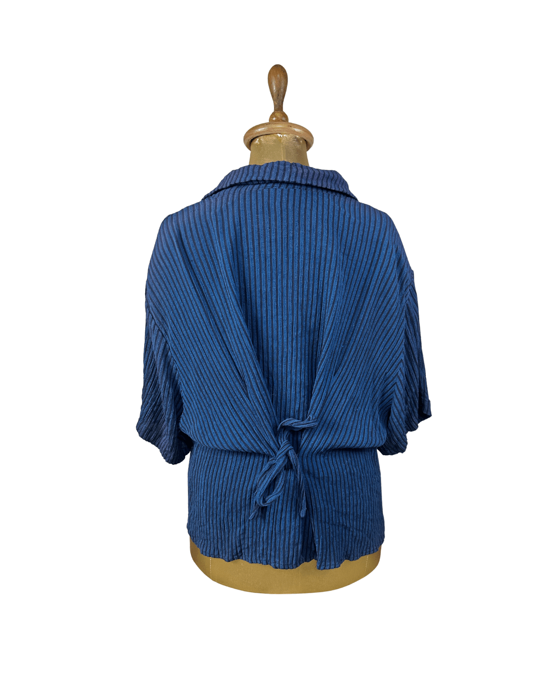 Exposé Blouse w/ Tie - Back Detail & Shoulder Pads 3XL - Funkify