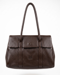 Moments Brown Genuine Leather Tote Bag