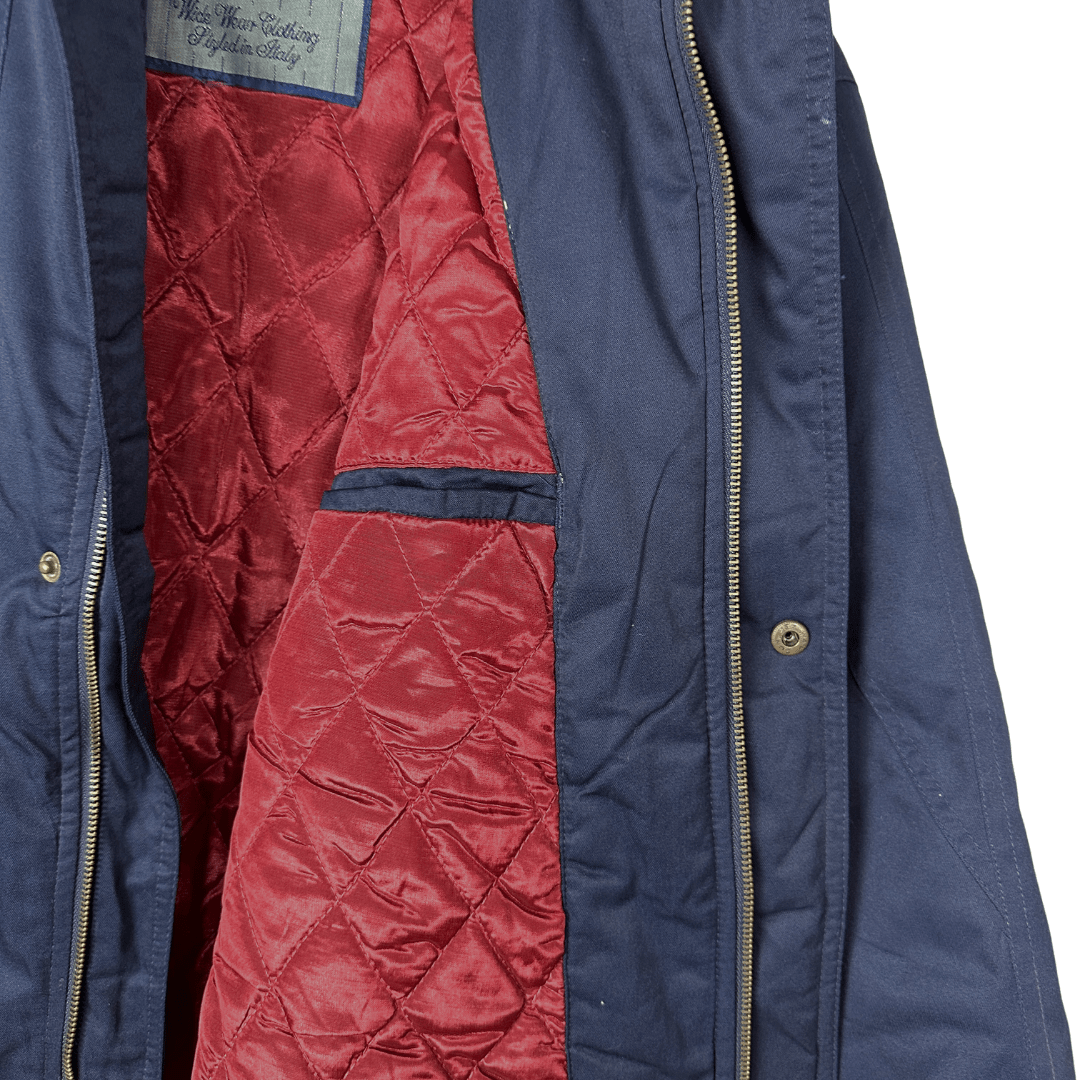Faciba Navy Blue Jacket 2XL - Funkify