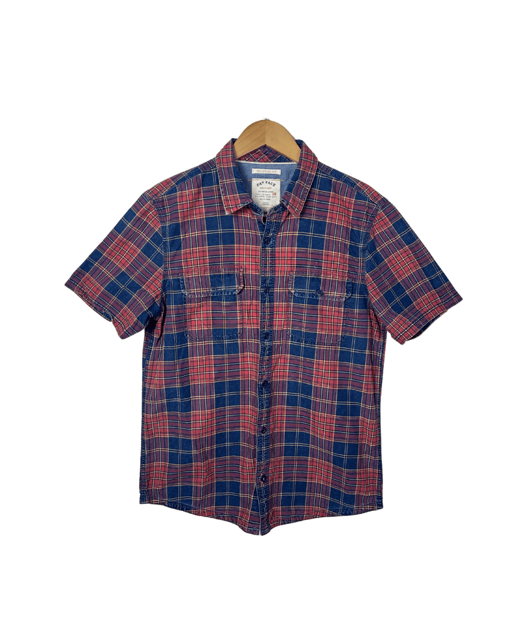 Fat Face Plaid Shirt Medium - Funkify