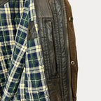 Fatface Leather Jacket Large - Funkify