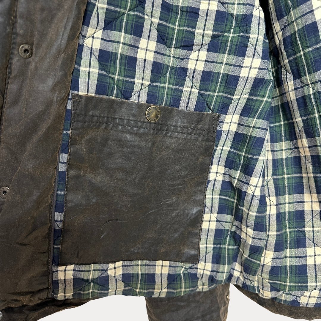 Fatface Leather Jacket Large - Funkify
