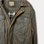 Fatface Leather Jacket Large - Funkify