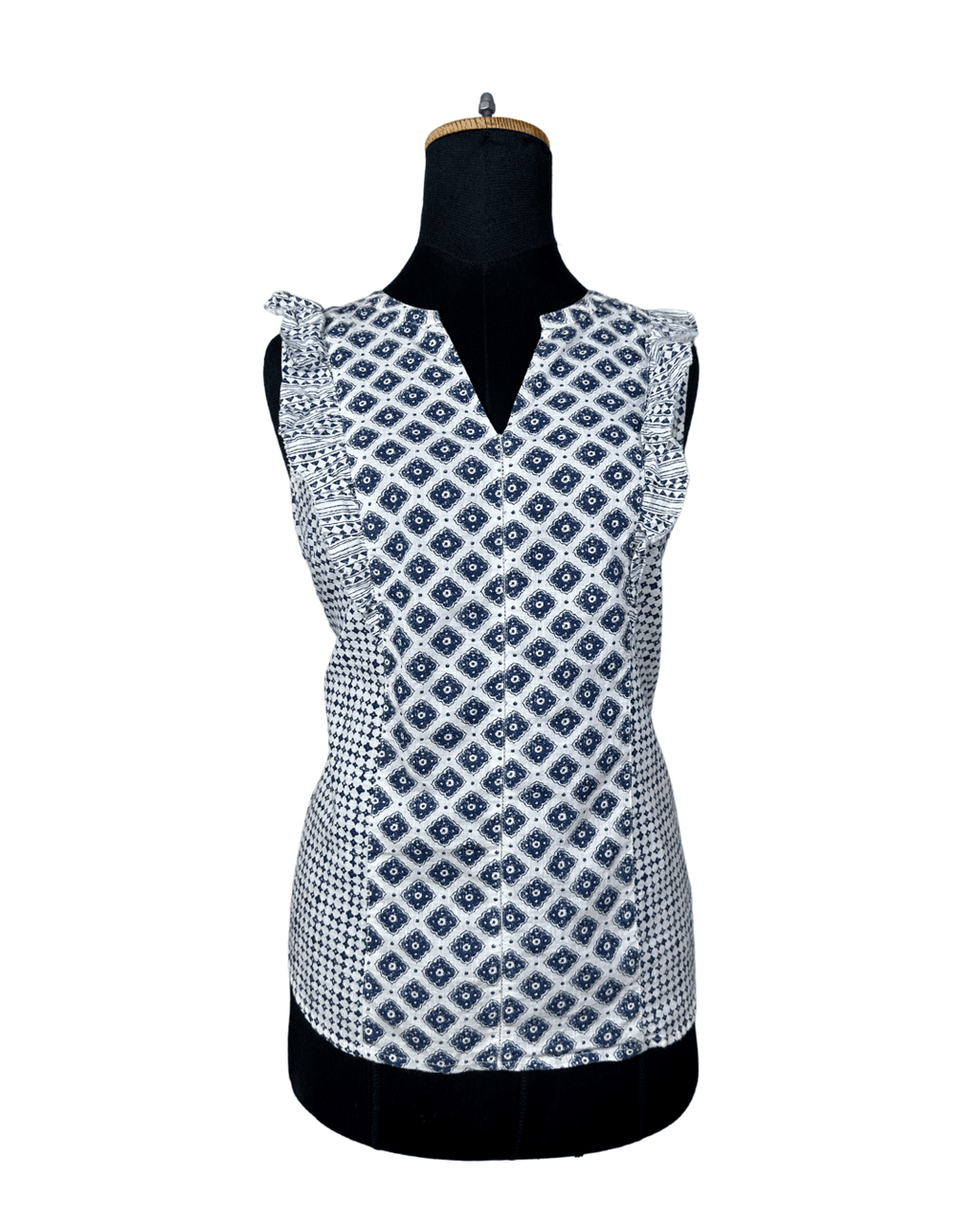 FatFace Sleeveless Printed Cotton Top - Funkify