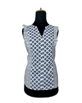 FatFace Sleeveless Printed Cotton Top - Funkify