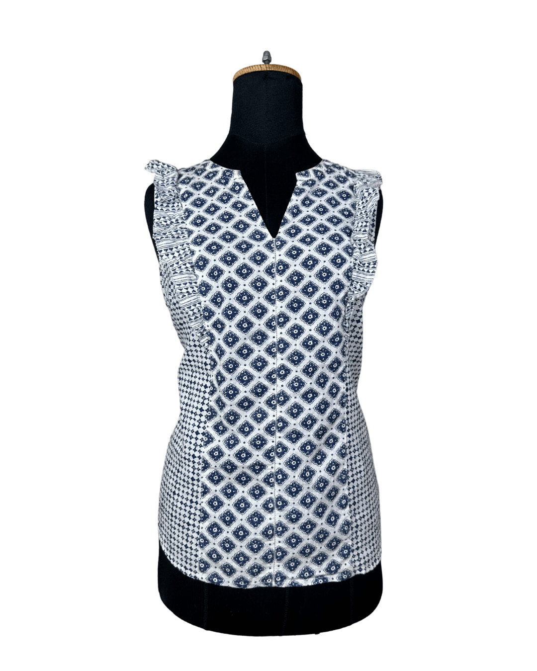 FatFace Sleeveless Printed Cotton Top - Funkify