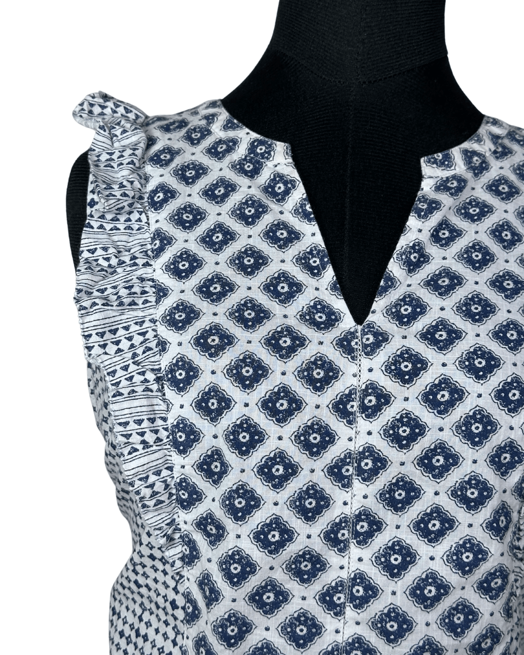 FatFace Sleeveless Printed Cotton Top - Funkify