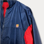 FC Barcelona Track Jacket with Foldable Hood 2XL - Funkify