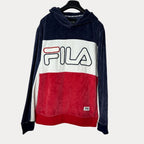 Fila Blackline Velvet Hoodie large - Funkify