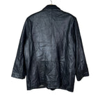 Fishtank Black Leather Jacket Large - Funkify