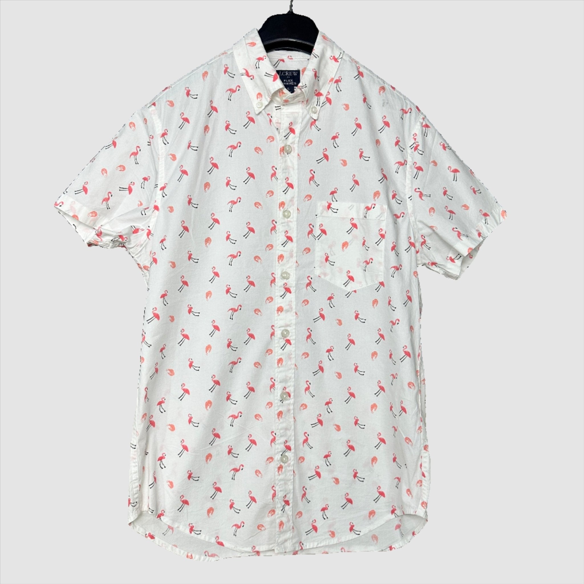 Flamingo Pattern shirt small - Funkify