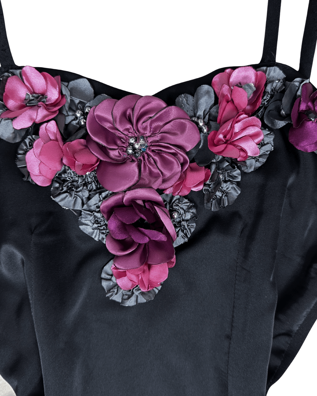 Floral Applique Handmade Cami Top - Small - Funkify