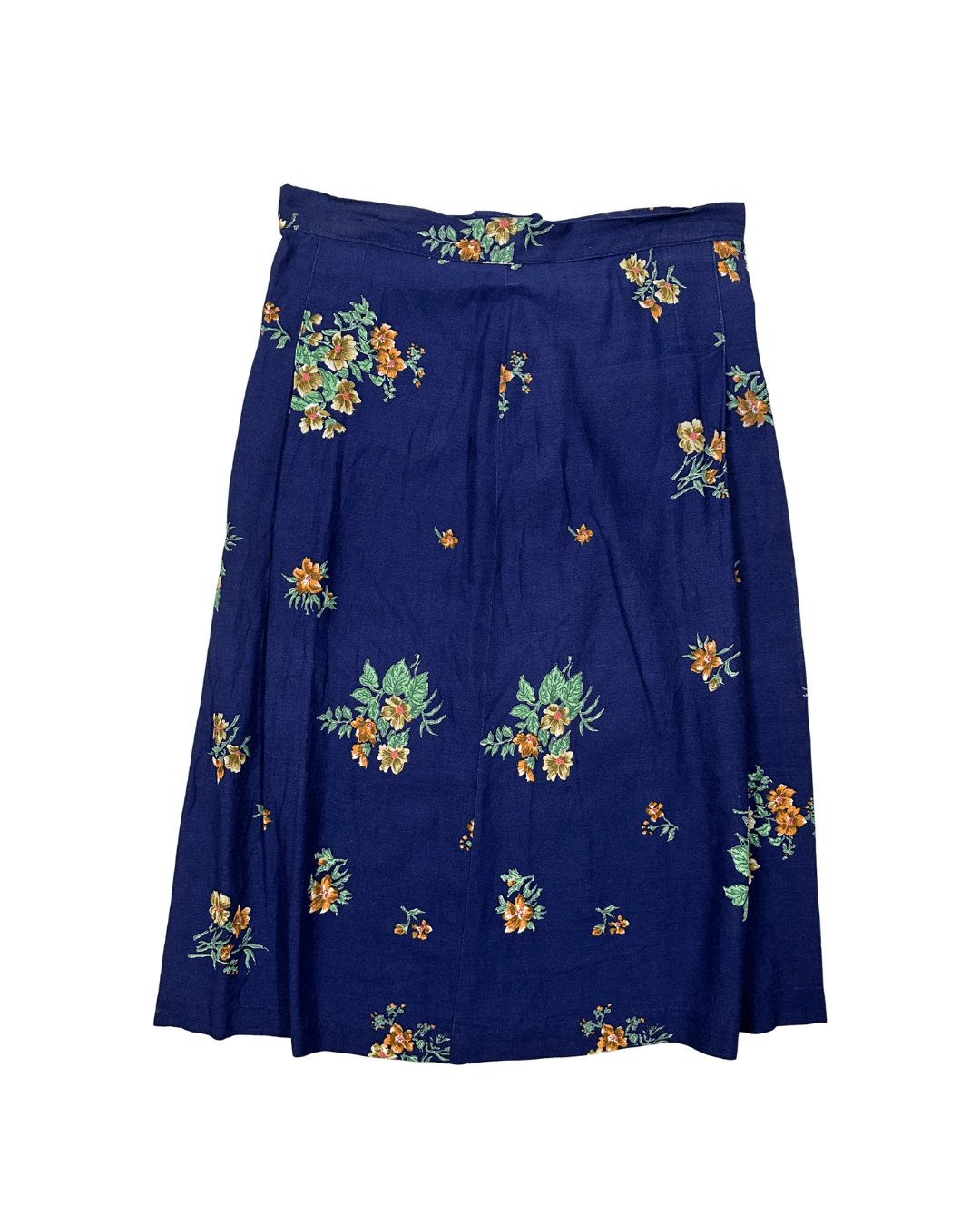 Floral Midi Skirt - Funkify
