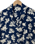 Floral Navy Shirt 2XL - Funkify