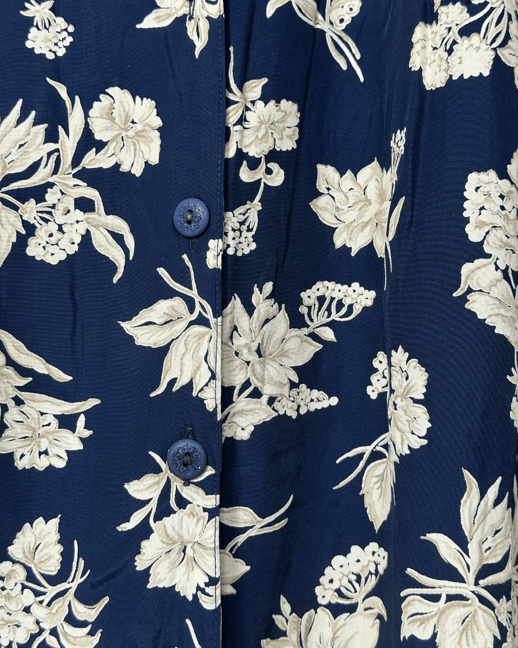 Floral Navy Shirt 2XL - Funkify