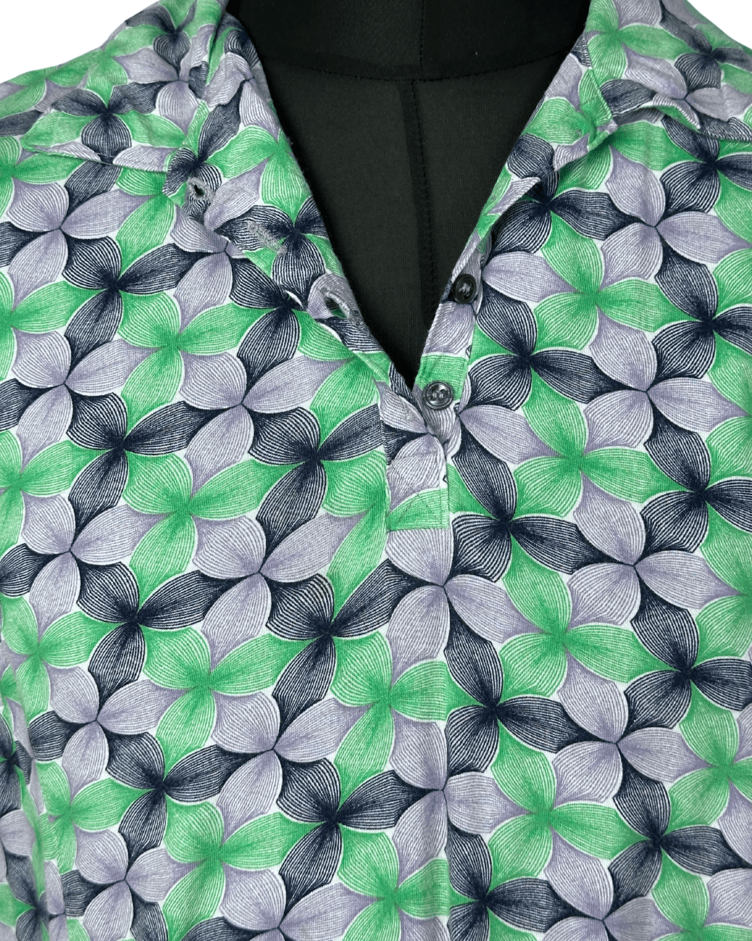 Floral Polo Shirt 2XL - Funkify