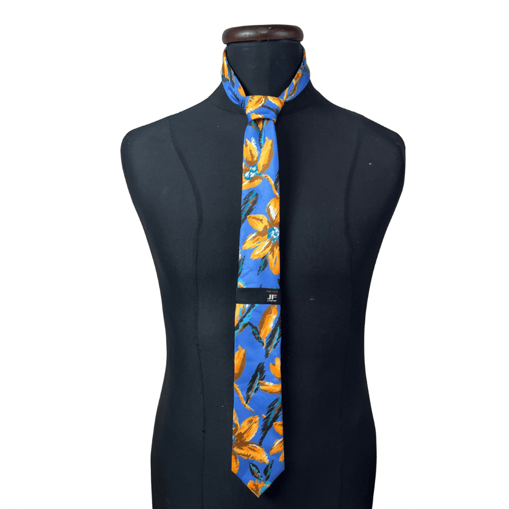 Floral Slim Necktie 6.5 cm - Funkify