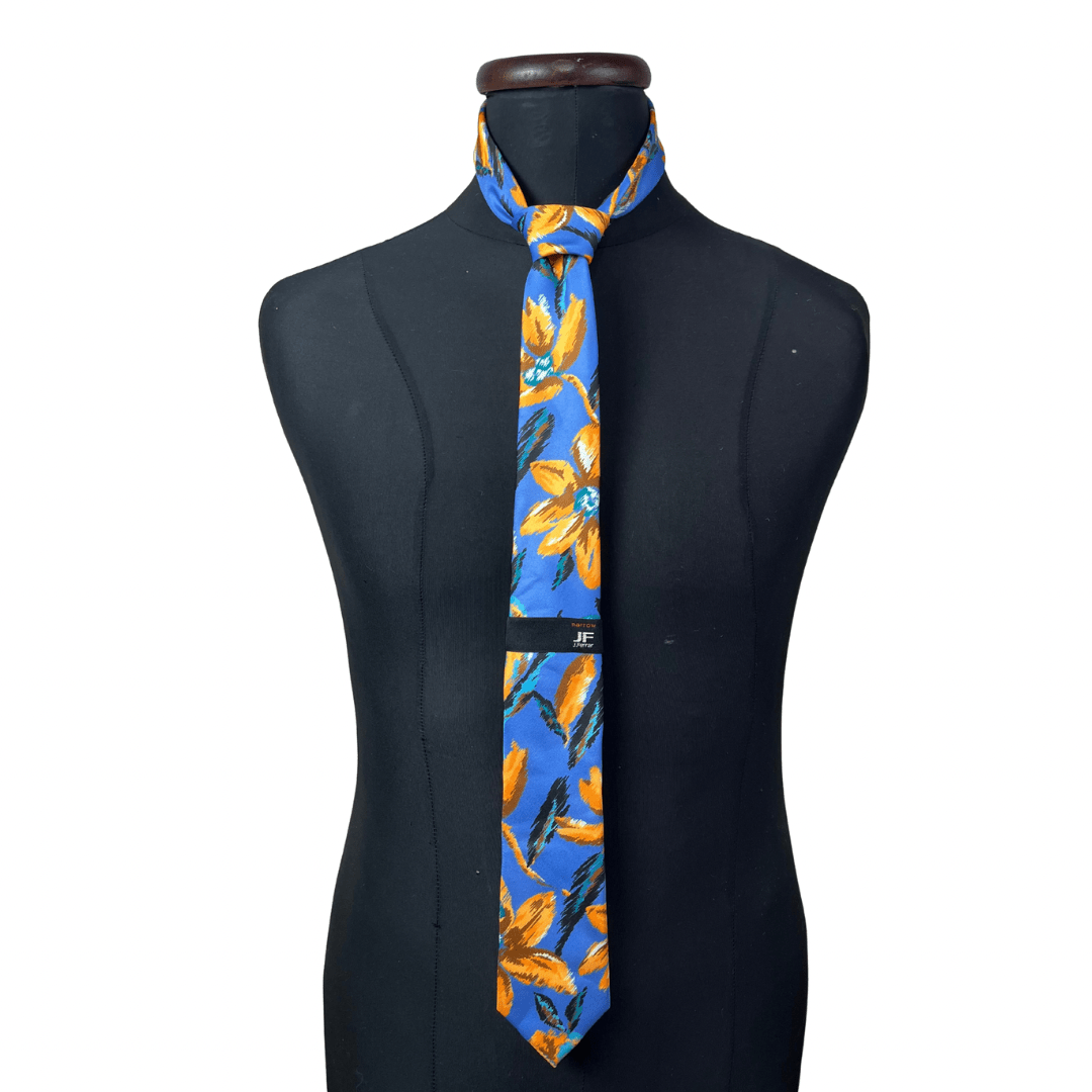 Floral Slim Necktie 6.5 cm - Funkify
