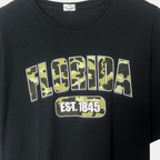 Florida camo print t-shirt, size large