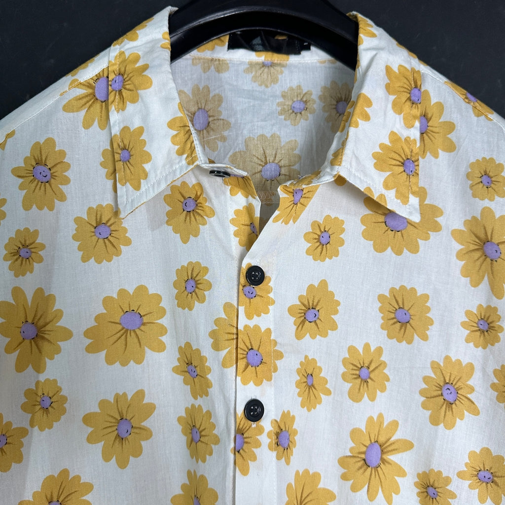 Flower Pattern Shirt - Funkify