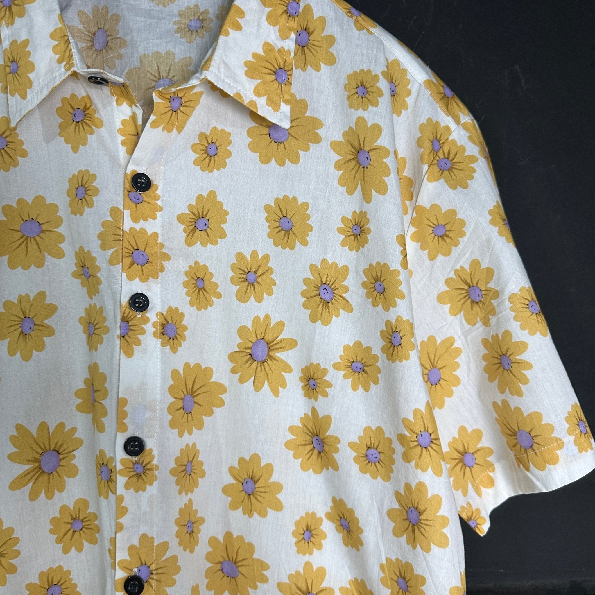 Flower Pattern Shirt - Funkify