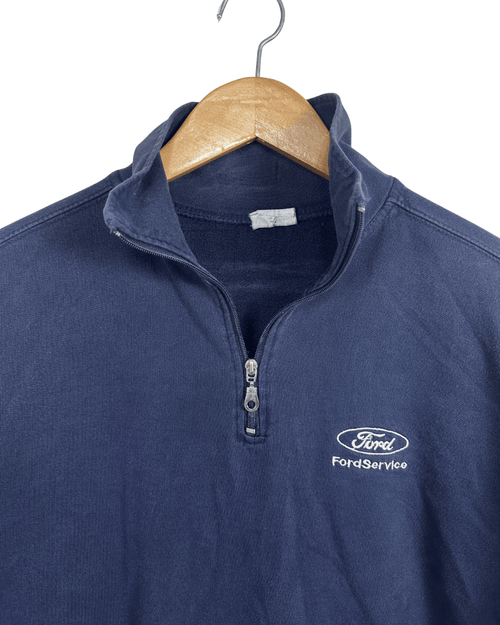 Ford Service quarter-zip sweatshirt, size large