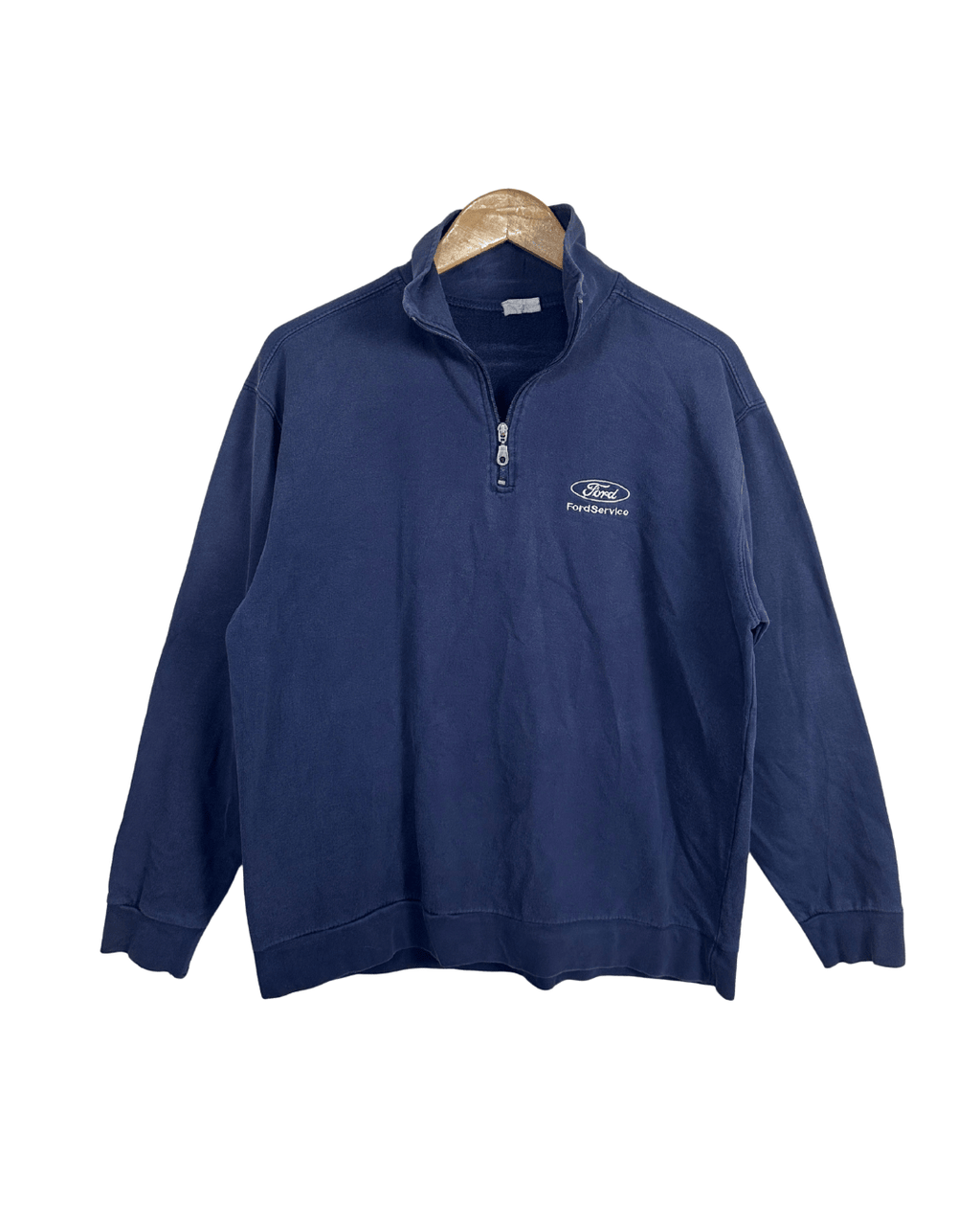 Ford Service Quarter Zip Sweatshirt Large - Funkify