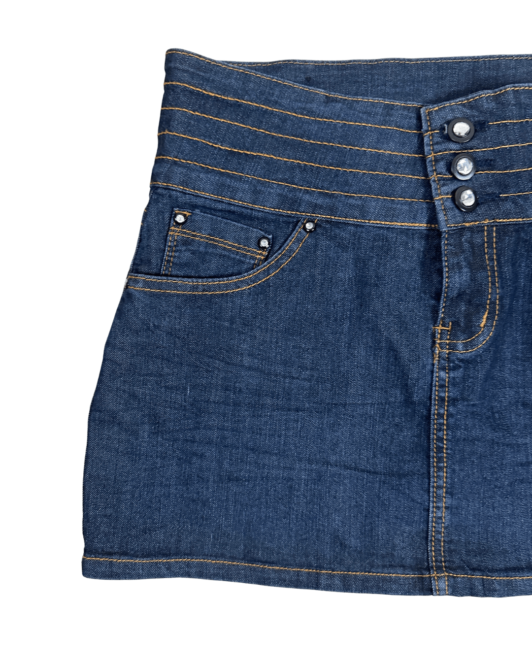Forever Denim Mini Skirt - Funkify