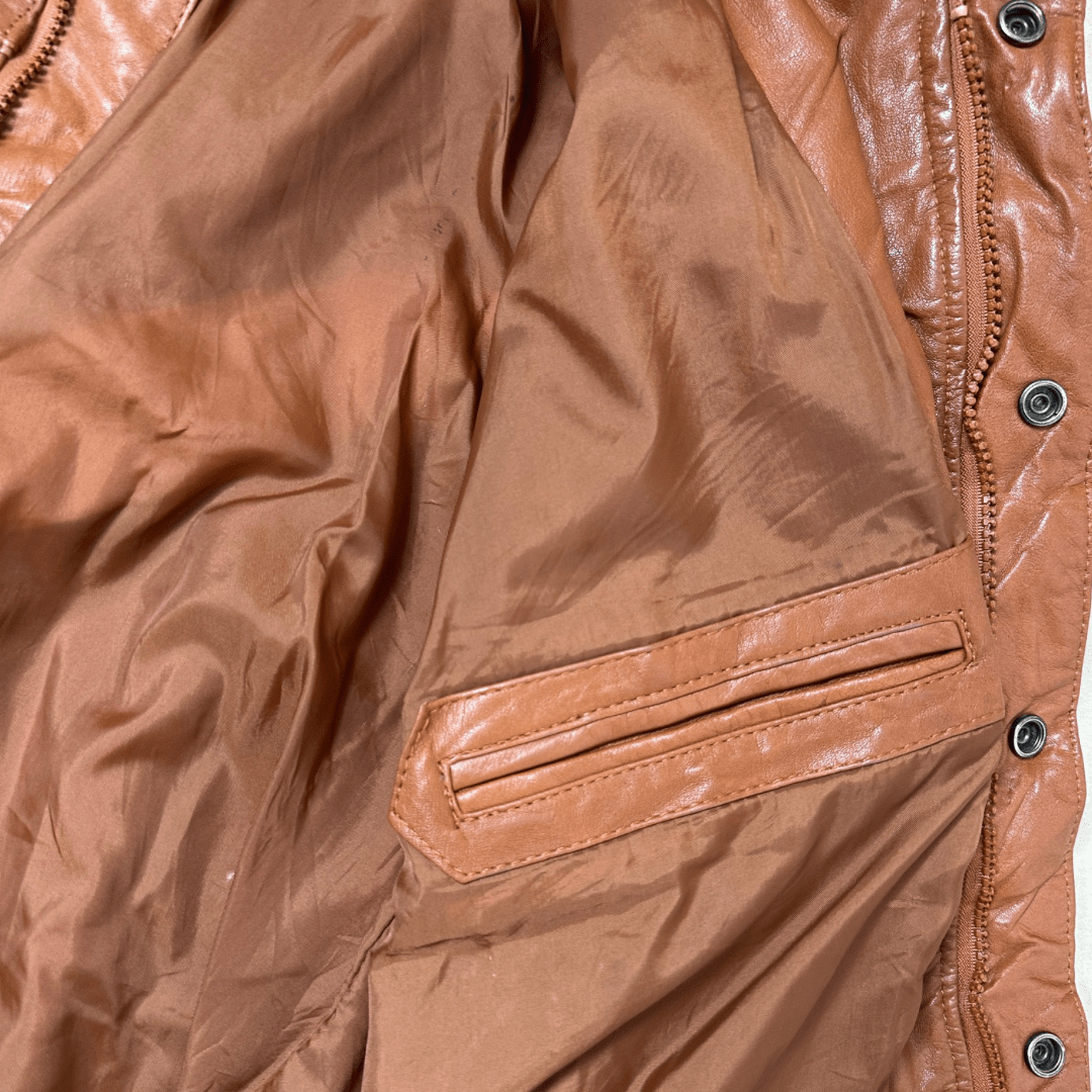 Fox Run Genuine Leather Jacket Medium - Funkify