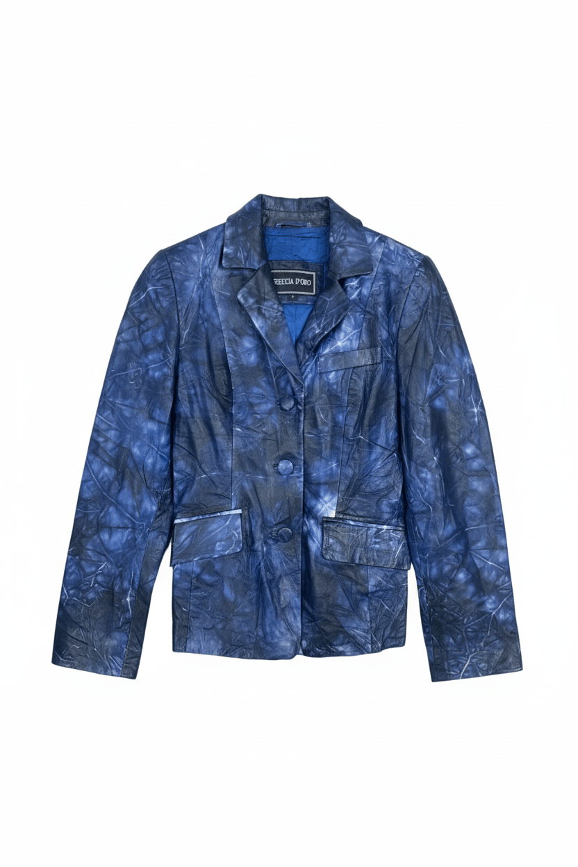 Freccia D'Oro Genuine Leather Jacket - Women's Small - Funkify